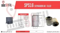 Separador Ar / Óleo  SPS16