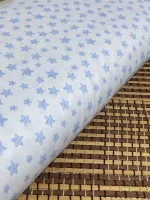  TECIDO TRICOLINE  estrela azulbb