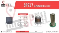 Separador Ar / Óleo  SPS17