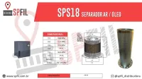 Separador Ar / Óleo  SPS18