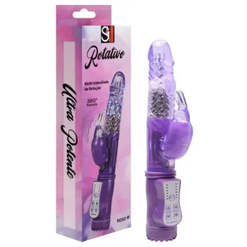 VIBRADOR ROTATIVO JACK RABBIT, 36 VIBRAÇÕES E 8 ROTAÇÕES ULTRA POTENTE - RENOVISION                    LIBYSEXSHOP