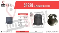 Separador Ar / Óleo  SPS20