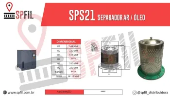 Separador Ar / Óleo  SPS21