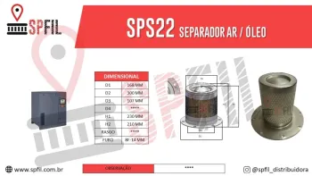 Separador Ar / Óleo  SPS22