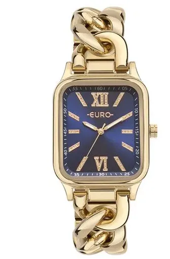 Relógio Euro Feminino Chains Dourado - EU2035YUF/4A