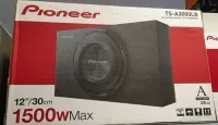 Sub Slim Pioneer + Caixa 12 Poleg Pioneer Ts-a3000lb 1500w - Foto 3