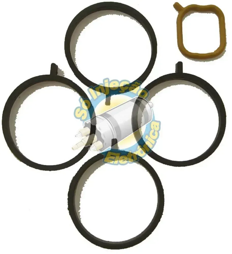 Kit Junta Tbi do Coletor de Admissão Fiat Uno Vivace 1.0 Fire Evo ano 2011/... em diante