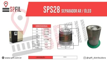Separador Ar / Óleo  SPS28