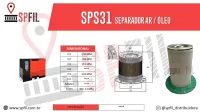 Separador Ar / Óleo  SPS31