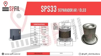 Separador Ar / Óleo  SPS33