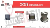 Separador Ar / Óleo  SPS33