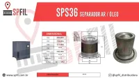 Separador Ar / Óleo  SPS36