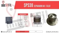Separador Ar / Óleo  SPS38