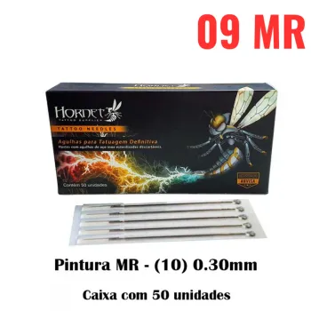 Agulhas HORNET - PINTURA CURVADA 1009MR - Caixa 50 Unidades - VALIDADE 10/2025
