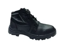 Ref: 610 - Bota Cordão Couro Vaqueta Sem Bico - 34 ao 45