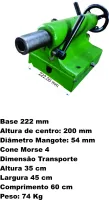 Cabeçote móvel para torno mecanico - Foto 6