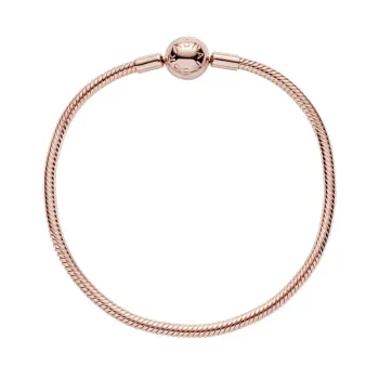 Bracelete Moments Rose Fecho Bola – Inspiração Pandora