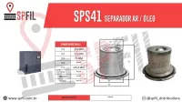 Separador Ar / Óleo  SPS41