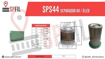 Separador Ar / Óleo  SPS44
