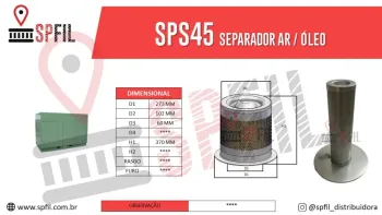 Separador Ar / Óleo  SPS45