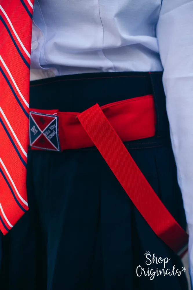 Kit Cinto Elite Way e Suspensório Vermelho Imagem