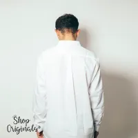 Camisa Social Masculina - Branca - Foto 2