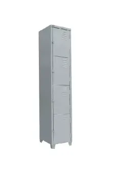 Roupeiro de aço com 4 portas com pitão
