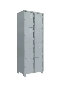 Roupeiro de aço com 4/8 portas com pitão