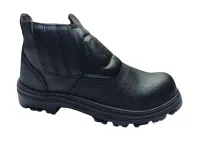 Ref: 510BC - Bota Elástico Couro - Bico Composite - 34 ao 45 