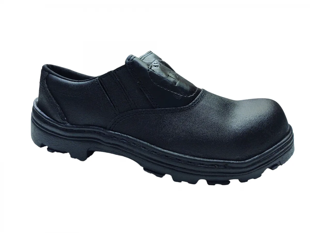 Ref: 820BC - Sapato Elástico Couro - Bico Composite - 34 ao 45 