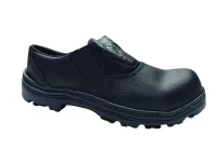 Ref: 820BC - Sapato Elástico Couro - Bico Composite - 34 ao 45 