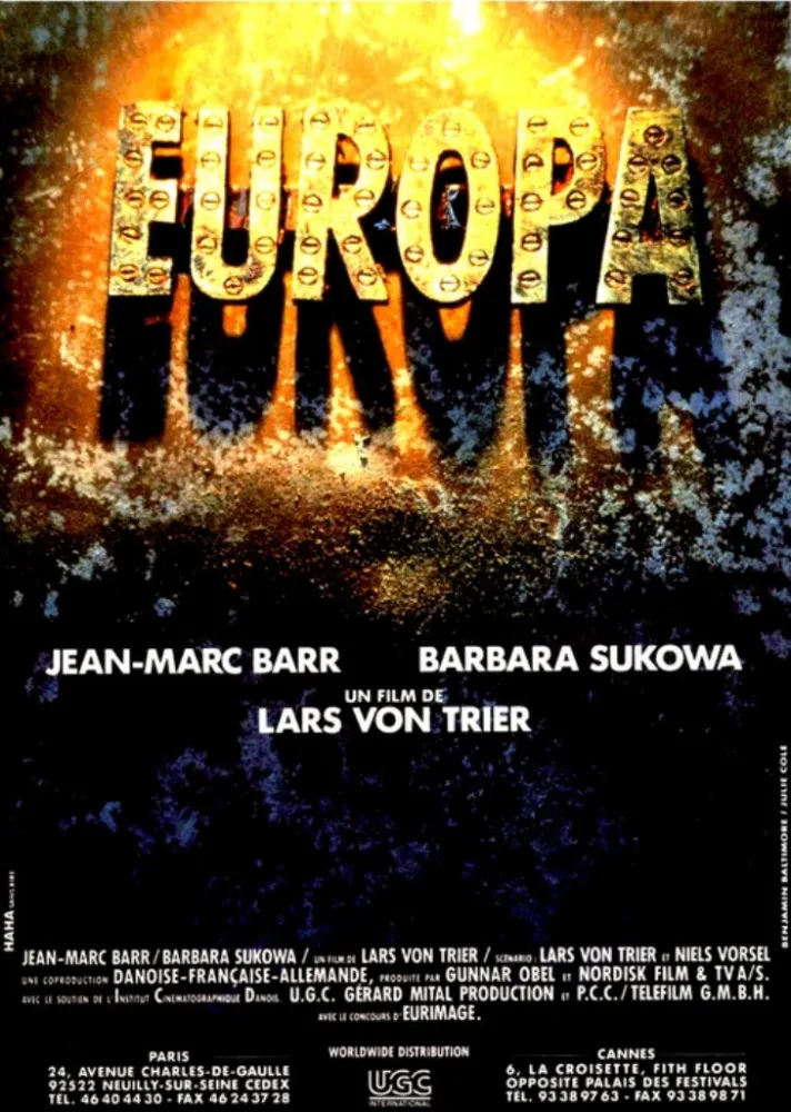 Europa (1991) Lars von Trier DVD - legendas em português Imagem