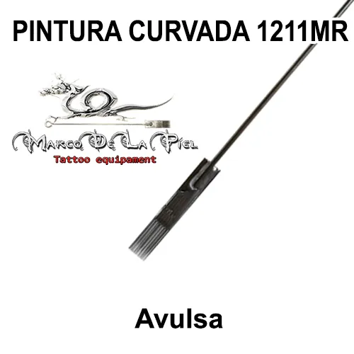 Agulhas Marco De La Piel - PINTURA CURVADA 1211MR - Avulsa Imagem