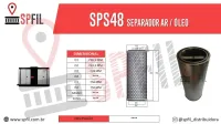 Separador Ar / Óleo  SPS48