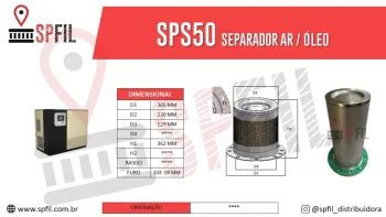 Separador Ar / Óleo  SPS50