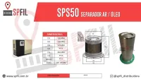 Separador Ar / Óleo  SPS50