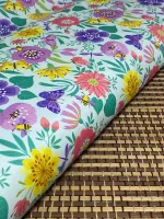 TECIDO TRICOLINE FLORAL 5