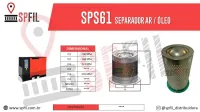 Separador Ar / Óleo  SPS61