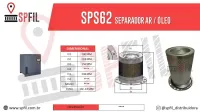Separador Ar / Óleo  SPS62