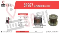 Separador Ar / Óleo  SPS67