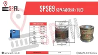 Separador Ar / Óleo  SPS69