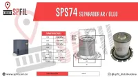 Separador Ar / Óleo  SPS74