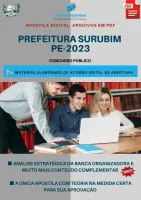 Apostila Pref. Surubim PE Assistente Social Saúde 2023