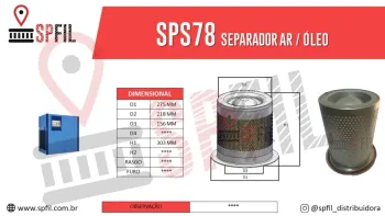 Separador Ar / Óleo  SPS78