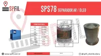 Separador Ar / Óleo  SPS78