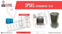 Separador Ar / Óleo  SPS81