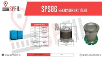 Separador Ar / Óleo  SPS86