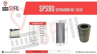 Separador Ar / Óleo  SPS90
