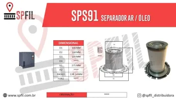 Separador Ar / Óleo  SPS91