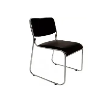 Cadeira Fixa com pés cromados